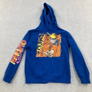 Naruto Uzumaki Nine-Tails Mode Blue Hoodie Youth Size S VIZ MEDIA Pullover